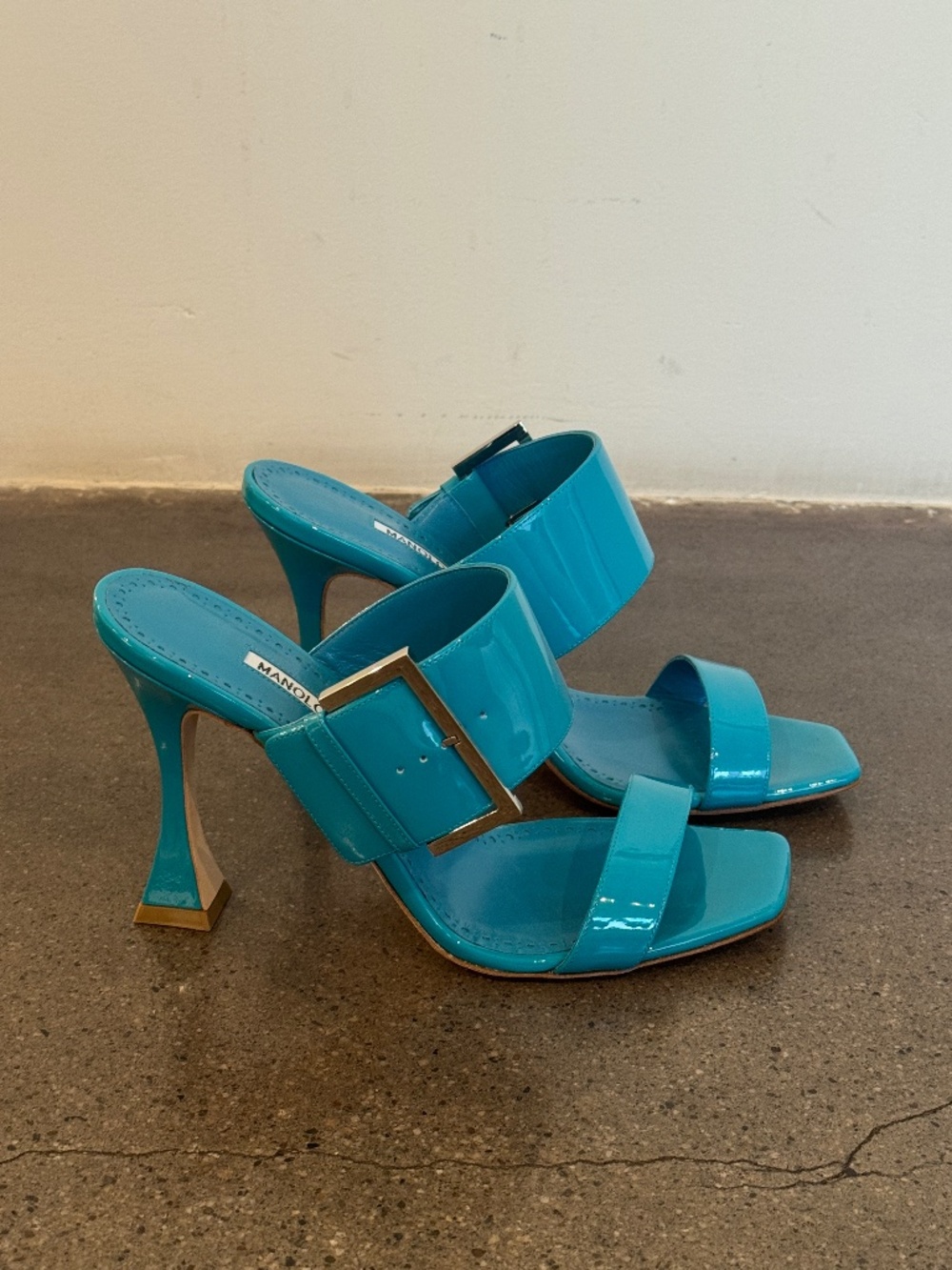 Manolo Blahnik 100mm Arre Mules